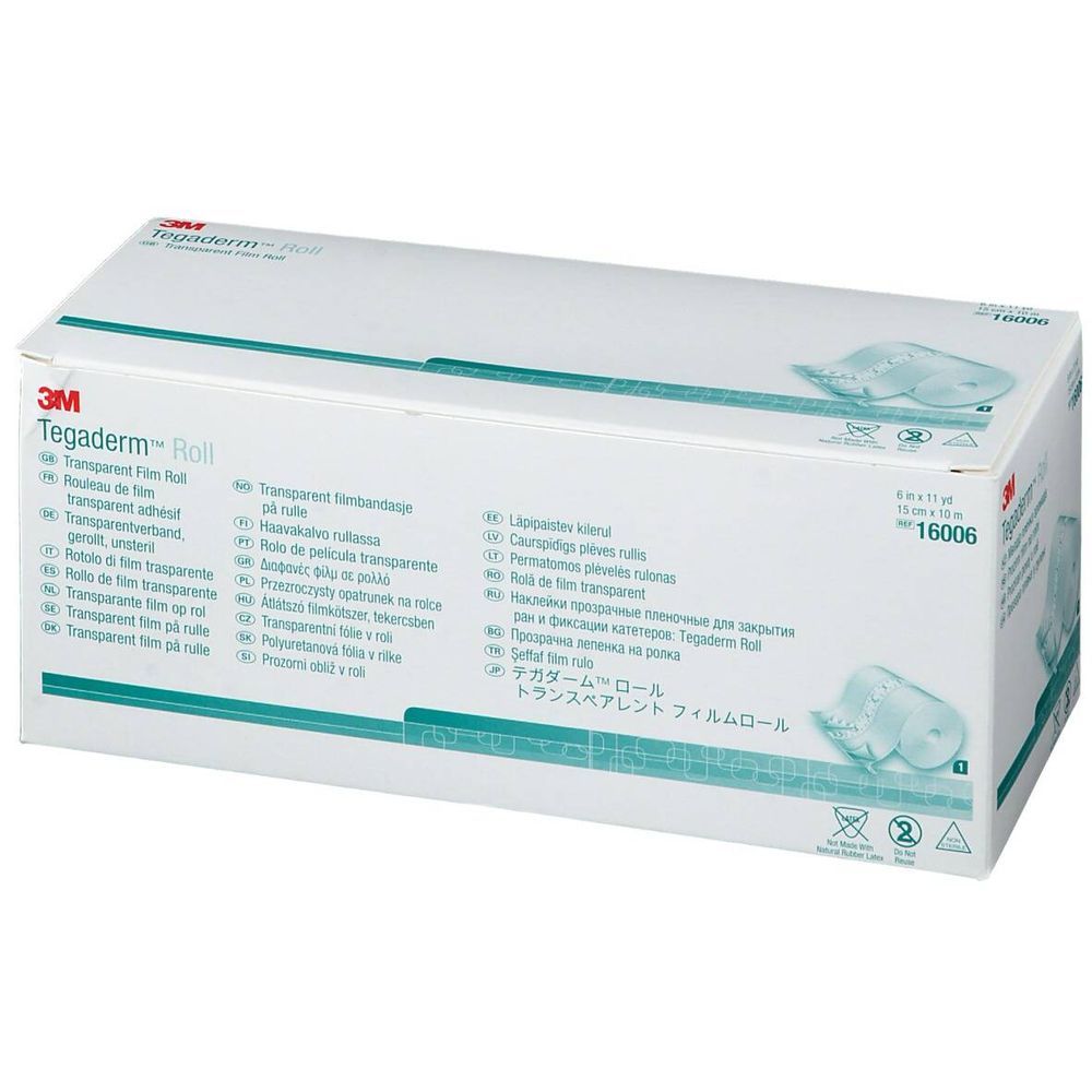 3M Tegaderm IV - Transparante Film Op Rol 15cm X 10m - 1 stuk