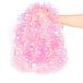 LOMIMOS Roze glitter kerstslinger voor kerstboom, bruiloftsfeest, 5,2 m
