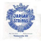 CUERDA Jargar Cello String - Blue (Chrome) 3a Medium Cello 4/4 (G) Sol (One Piece)
