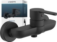 SCHÜTTE Denver Douchekraan - Mengkraan - 150 mm Hartafstand - Mat Zwart