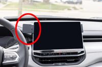Brodit 855952 Passive Holder for Mobile Phone/Smartphone in Black for Jeep Compass 2022-2026