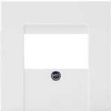 Kopp HK07 - TAE afdekking, kleur: arctisch wit mat - (5 stuks)