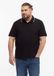 s.Oliver - Polo en piqué avec détails contrastants - Noir - Coton - Homme - 4XL