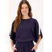 Zusss top - donkerblauw
