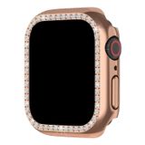 123watches.nl Apple Watch Diamond Case - Rose Goud