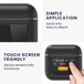 kwmobile Screenprotector voor JBL Tour Pro 2 Case - Set van 3