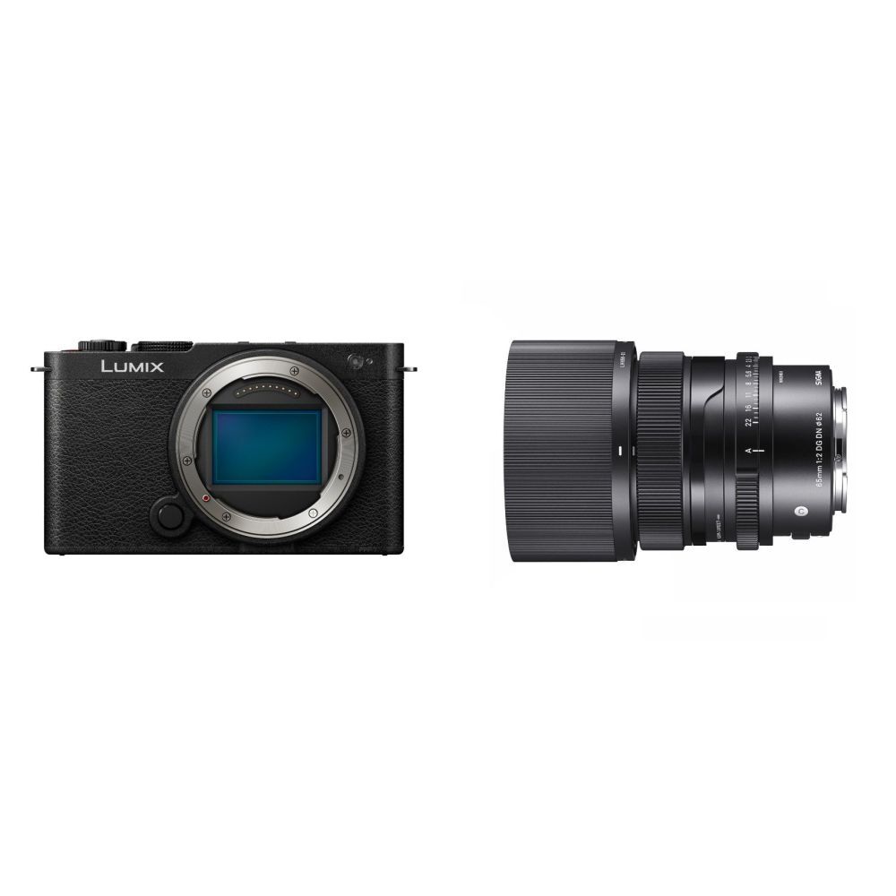 Panasonic Panasonic Lumix S9 Body Jet Black + Sigma 65mm F/2 DG DN Contemporary L-mount