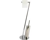 MSV Toiletborstel met Rolhouder – WC Combo Set met WC-Borstel en Toiletrolhouder – Hygiënisch en Ruimtebesparend