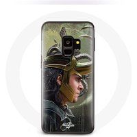 Maniacase Hoesje voor Samsung Galaxy S9 Loki Thor Ragnarok met Helm Fanart Seizoen 1