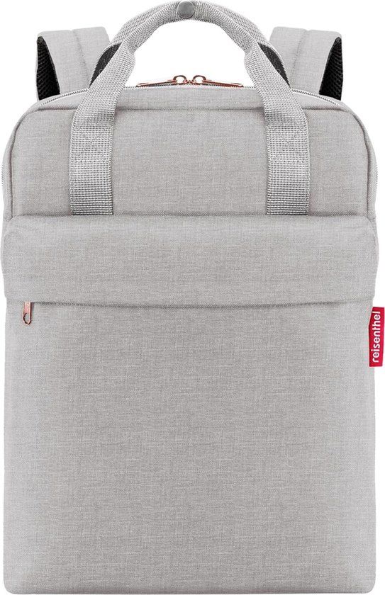 Reisenthel Allday Backpack M - 15L - Twist Sky Rose Grijs