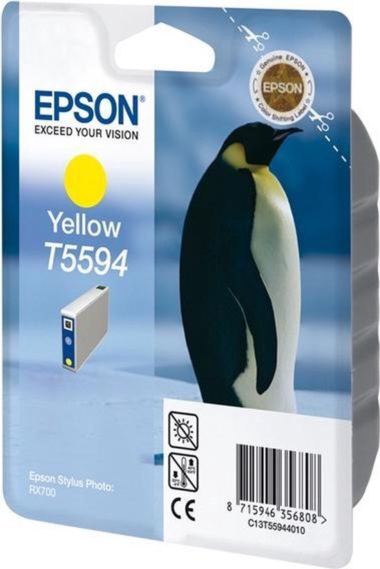 Epson T559440 Yellow Ink Cartridge - XL - 400 Pages - Original