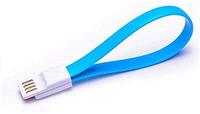 Shot Case Mini-kabel - USB - voor iPhone 11 - 25 cm - blauw