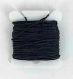 Takelgaren, zwart, geteerd, 0,4 mm x 9,14 meter
