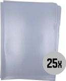 DULA L-mappen - Insteekmappen - A4 - Transparant - Nerf - 25 stuks