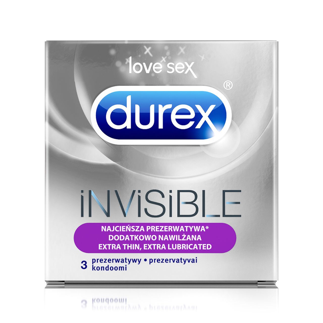 Durex Invisible - Condoms - 3 pcs