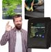 Bellushortus Anti-Worteldoek - gronddoek Onkruidvlies Tegen Onkruid Zwart / Agrotextiel, Tuinvlies / 1,6m 150g/m2 met UV-bescherming EU kwaliteit / 10 m