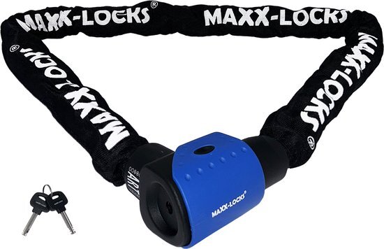 Maxx-Locks Scooterslot ART 3 Patea Vaste kop - 120 cm / Fietsslot / Kettingslot / Motorslot