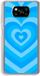 Case Company® - Poco X3 Pro Case - Heart Blue - Soft Cover