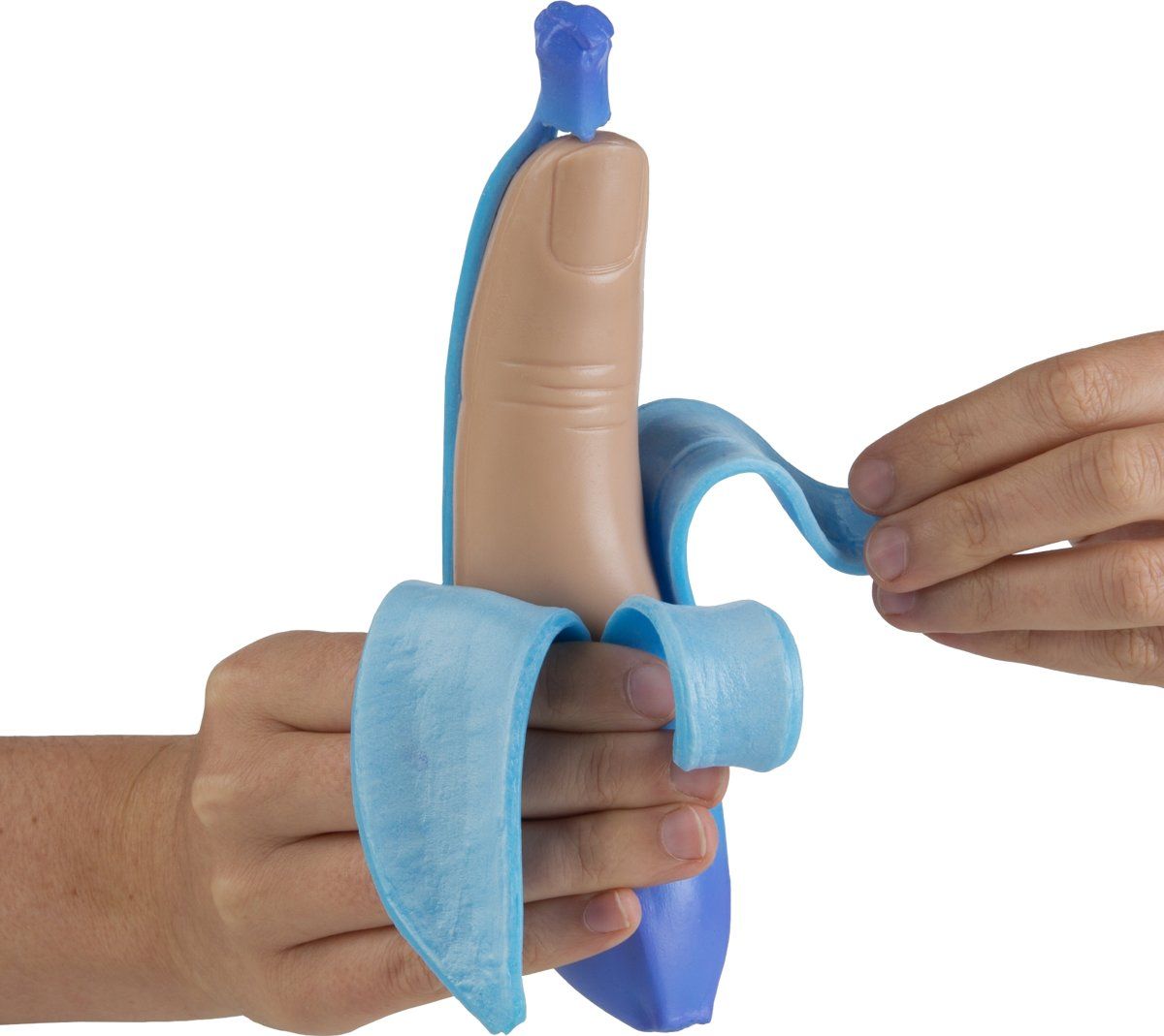 ORB Odditeez Fuzionfoodz - Vinger Banaan - Squishy - Blauw