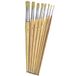 Brico Round Brush, White Bristles, Size 1