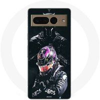 Google Pixel 7 Pro hoesje Lewis Hamilton zwarte panter