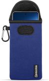 MobyDefend Hoesje - Geschikt voor OnePlus Nord 4 - Neopreen Pouch Met Karabijnhaak - Blauw