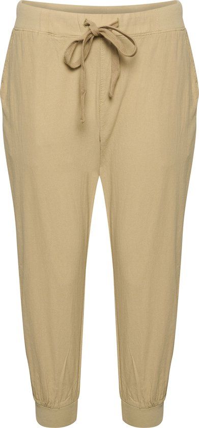 KAFFE Naya Capri Dames Broek - Maat 36 - Classic Sand