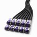 1aTTack.de Cat6a Zeer flexibele LAN-kabel 10x 5m RJ45 10 Gb/s zwart