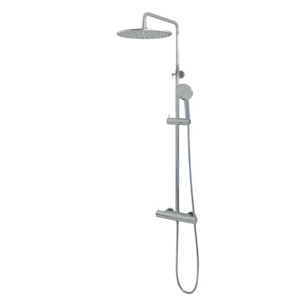 Brauer Chrome Edition regendoucheset met thermostaatkraan, hoofddouche 30cm inclusief 3 standen handdouche chroom 5-CE-007 Set 4
