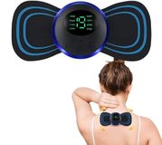 Stock Lider Draagbare Spiermassager met 2 Navullingen, Draadloze Sticker, Schouder- en Nekmassageapparaat, Pijnverlichting voor Lichaamsspieren