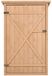 Abri de jardin - Abri de jardin - Avec porte - 75 x 56 x 115 cm - Bois de sapin - Étanche - Bois non traité