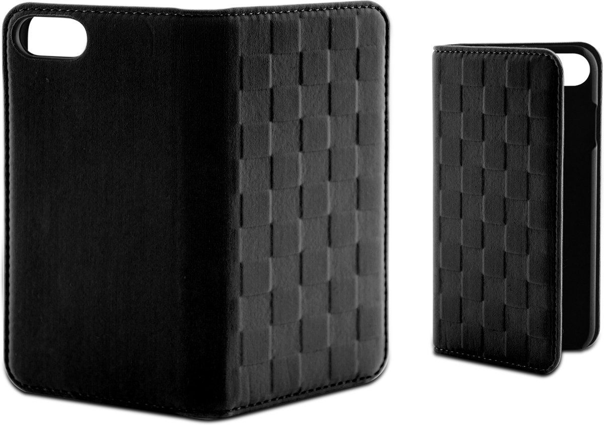 Ksix Zachte Folio Case - iPhone 7 Plus/8 Plus - Zwart