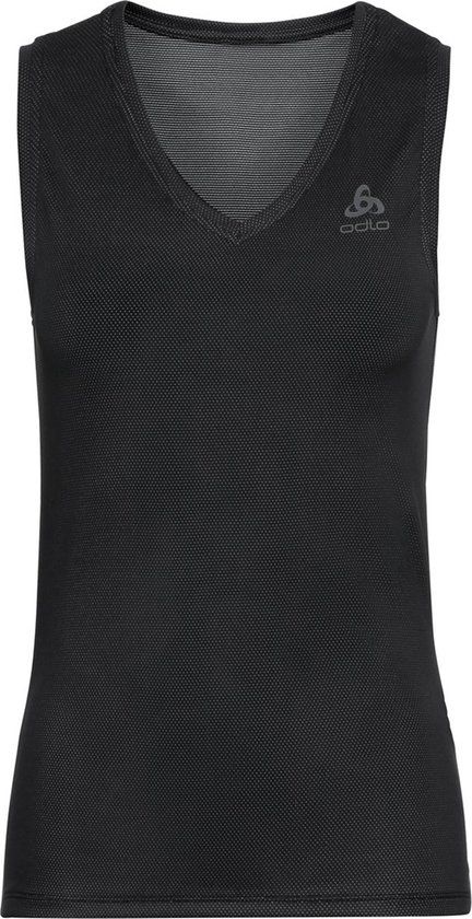 ODLO BL TOP V-neck Singlet ACTIVE F-DRY LIGHT - black - Women - Size L