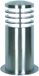 Garden Zone Mini LED Tuin Pilaar Sandbanks | 1X E27 Max 40W | IP44 (Outdoor) | Stainless Steel