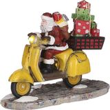 Luville Santa is in a hurry battery operated Kersthuisjes & Kerstdorpen