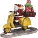 Luville Santa is in a hurry battery operated Kersthuisjes & Kerstdorpen