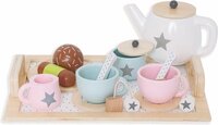 Jabadabado Houten speelset theeservies 17-delig - Multi colour