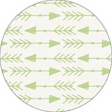 Bonateks Ronde digitaal bedrukte muismat, antislip onderkant, voor kantoor en thuis, diameter: 22 cm