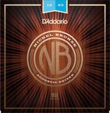 D'Addario NB1253 Nickel Bronze Acoustic Guitar Strings - Light 12-53