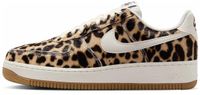 Nike Air Force 1 Low Sneakers Dames Baroque Brown Leer Panterprint 38