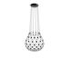 Luceplan Suspension Mesh, Ø 80 cm, kit sans fil noir