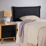 IDIMEX Hoofdbord NERINA 90 cm Zwart