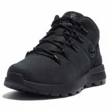 Timberland Sprint Trekker chaussures à lacets en cuir noir pour enfant