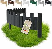 Floranica Borderrand Gazonrand Perkrand 200 cm x 40 cm Antraciet