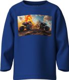 NAME IT NMMVOTO LS NREG TOP Jongens Lange mouwen shirts Maat op label 92 Katoen Blauw