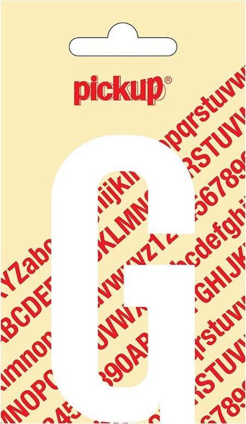 Pickup Plakletter Nobel 90 mm Wit G