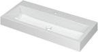 Wastafel INK Momento Wastafel Polystone met 1 Kraangat - 1000x450x90 mm - Glans Wit