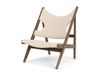 Audo Copenhagen Chaise lounge Tricot Noyer-Logan Jasmin