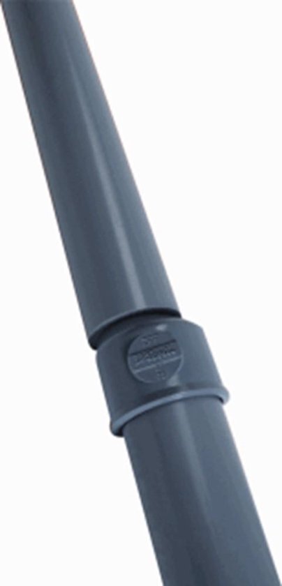 Nicoll PVC-reparatiemanchet voor buizen zonder voorgevormd, mannelijk 33 mm/vrouwelijk 40 mm