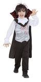 Rubies Vampierkostuum voor jongens en meisjes, bloedig vest met aangenaaid hemd, broek en cape, graaf dracula, vampiers, voor Halloween, carnaval, cosplay en feestjes